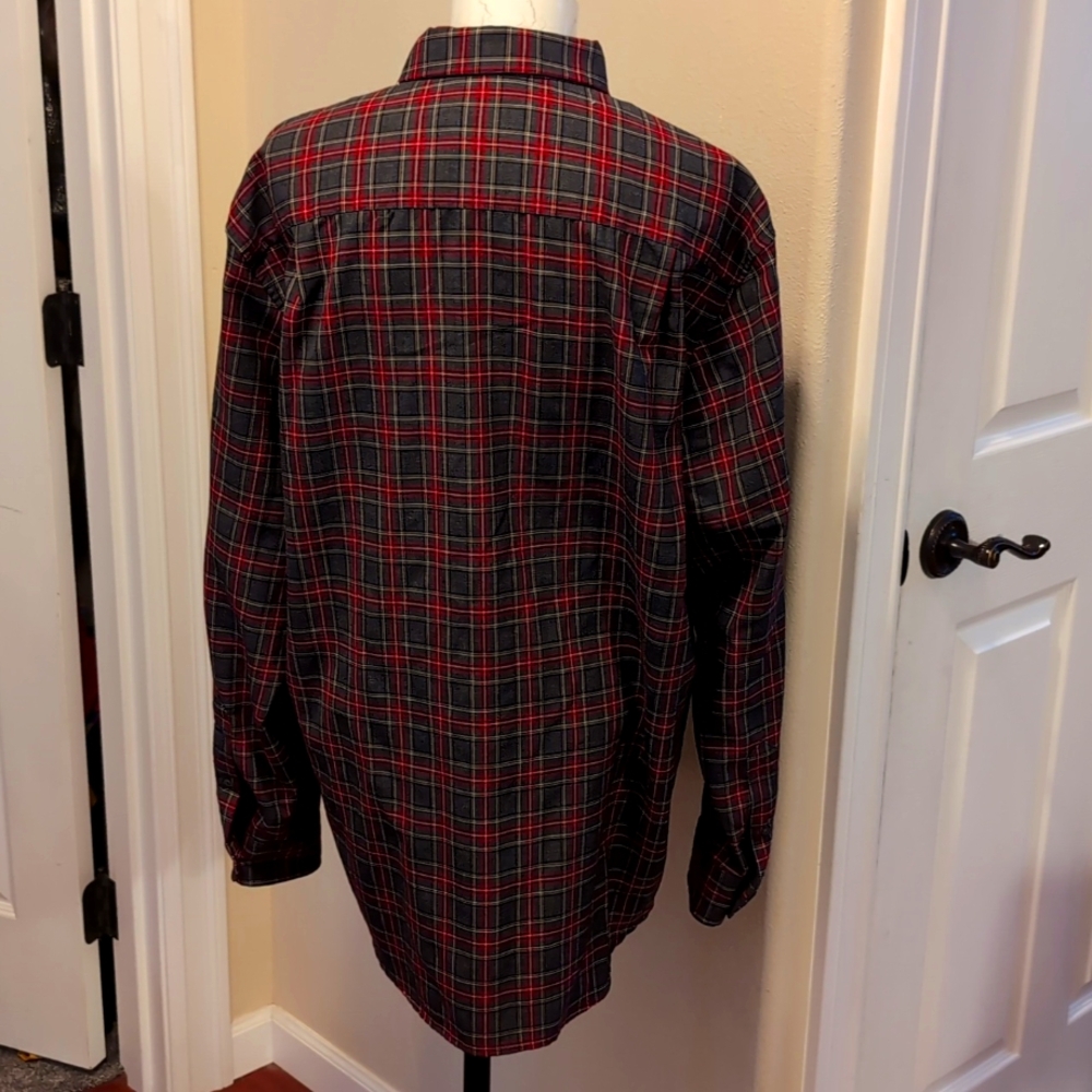 Sir Pendleton Grey & Red Tartan NWOT - Picture 3 of 6